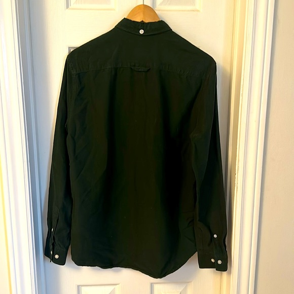 Forest Green - Regular Fit - button collar long sleeve - Picture 2 of 2